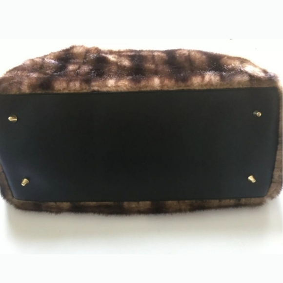 🍂 EXTRA LARGE FAUX MINK TRAVEL BAG - Picture 7 of 8